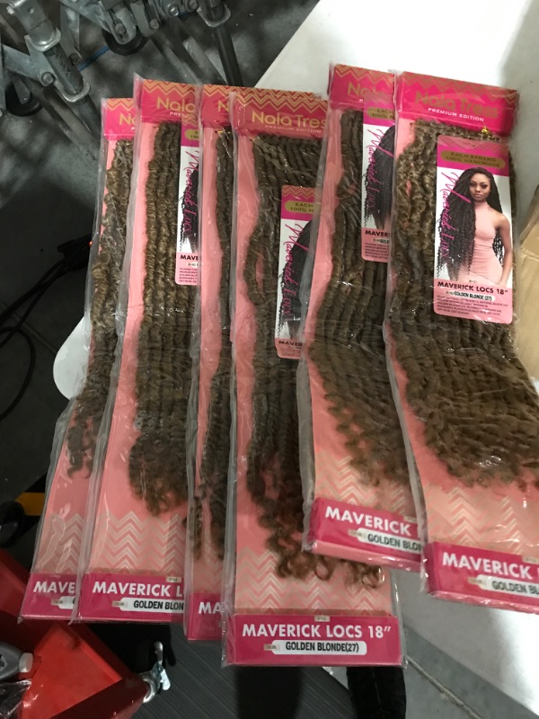 Photo 2 of (USED) Janet Nala Tress Each Strand Handmade Braid MAVERICK LOCS 18? (6-Pack, 27)