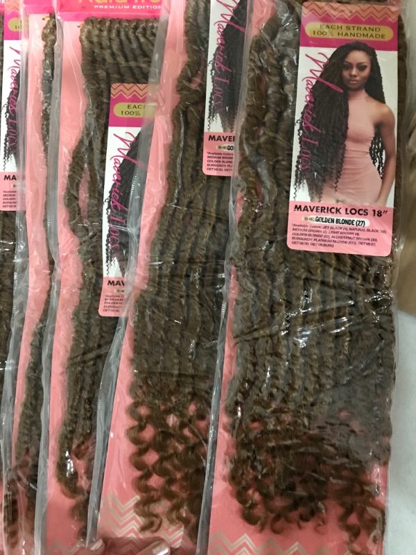 Photo 3 of (USED) Janet Nala Tress Each Strand Handmade Braid MAVERICK LOCS 18? (6-Pack, 27)