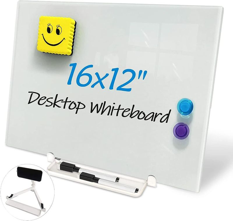 Photo 1 of * plastic *
ZHIDIAN Magnetic Whiteboard Desktop 16x12"