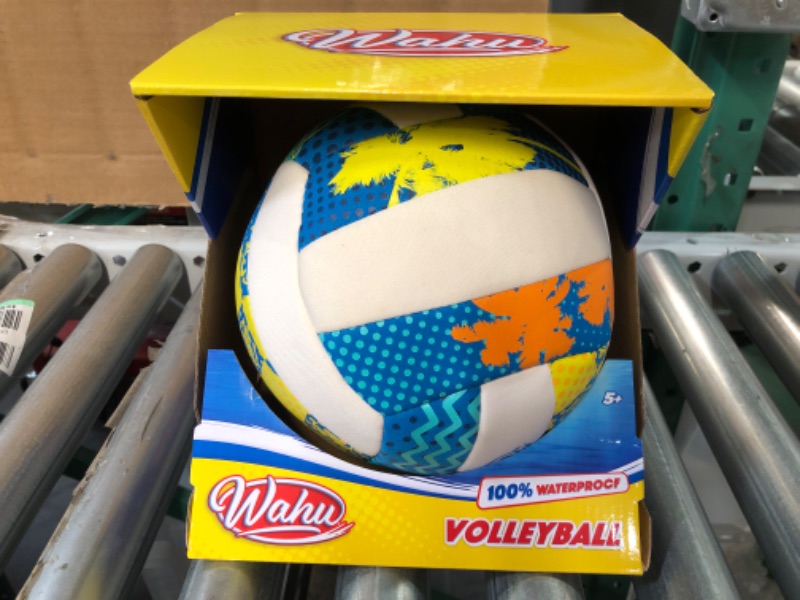 Photo 2 of  USED -WAHU Volleyball Blue - - Regulation Size 5