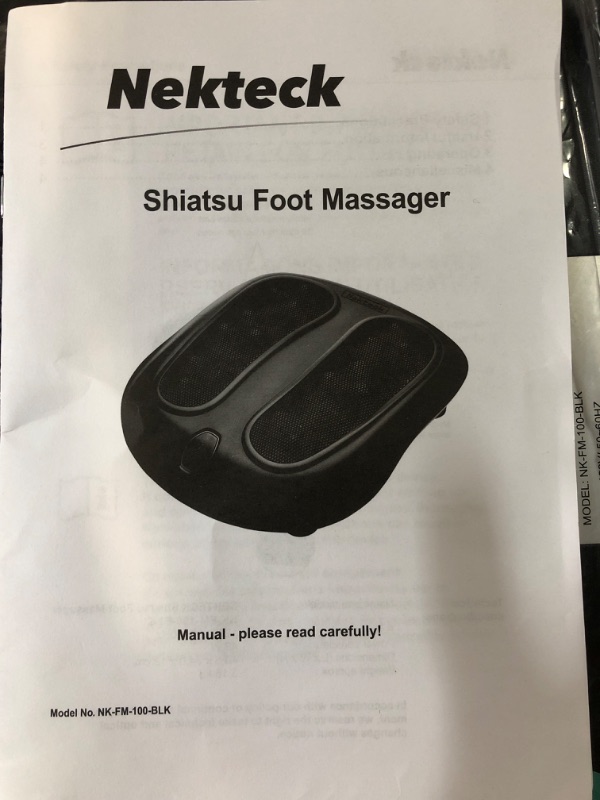 Photo 2 of USED - Nekteck Foot Massager with Heat,