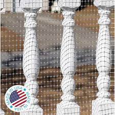 Photo 2 of * see all pictures *
KidKusion Deck Guard | Made in USA | 16' L x 38" H | Clear | Outdoor Balcony and Stairway Deck Rail Safety Net |