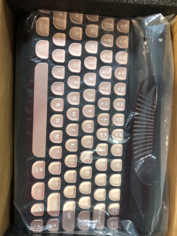 Photo 2 of YUNZII ACTTO B503 Wireless Typewriter Keyboard, Retro Bluetooth Keyboard 