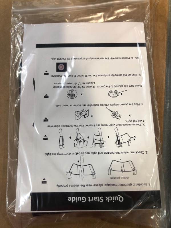 Photo 2 of CINCOM Leg Massager for Circulation Air Compression Calf Massager with 2 Modes 3 Intensities and Helpful for RLS and Edema Muscles Relaxation?FSA or HSA Approved?