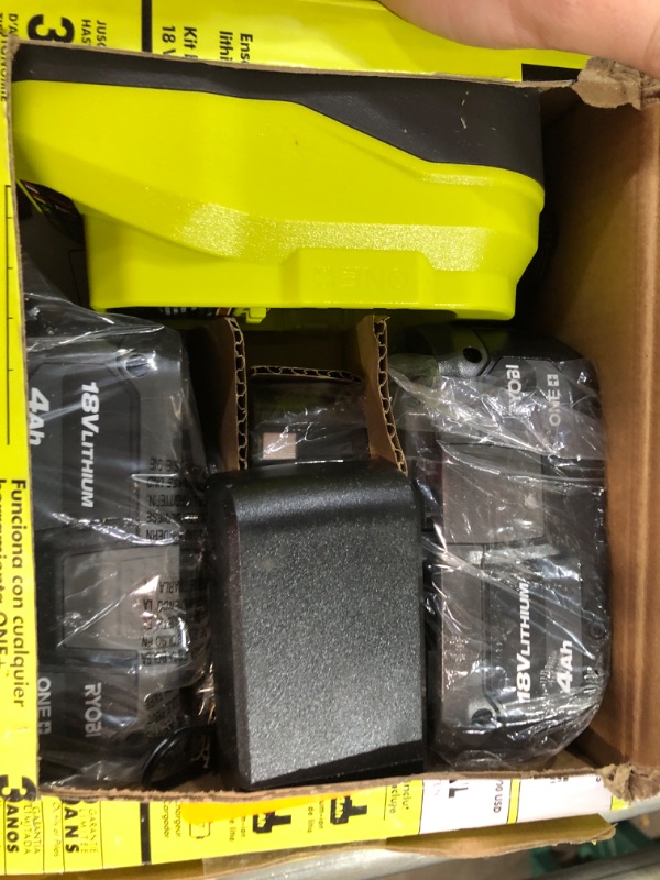 Photo 1 of generic1 Ryobi ONE+ 18V Lithium-Ion 4.0 Ah Battery (2-Pack) and Charger Kit, 1 (PSK006) 3