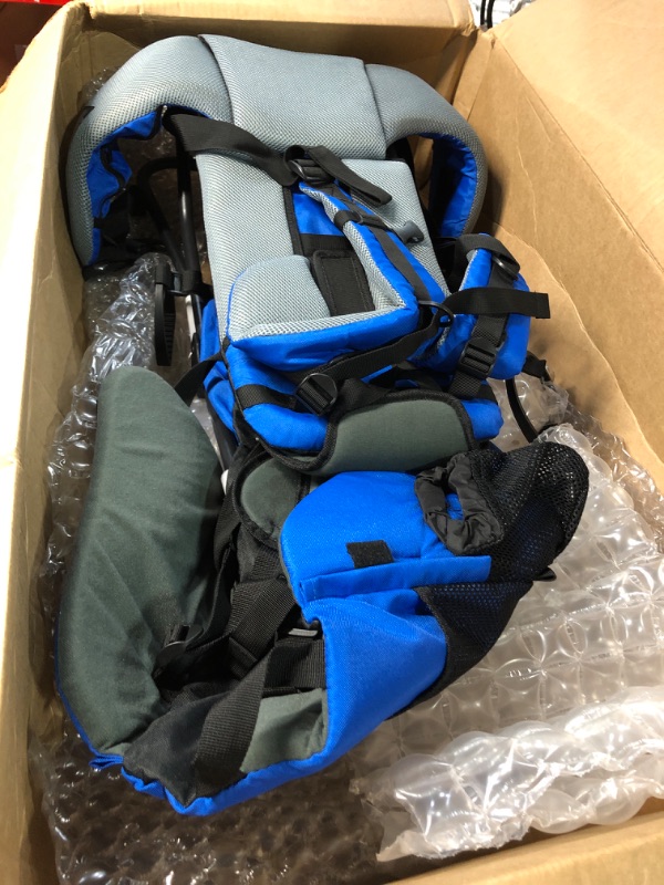 Photo 3 of ***DAMAGED - SEE NOTES***
ClevrPlus Cross Country Baby Backpack Hiking Child Carrier Toddler Blue
