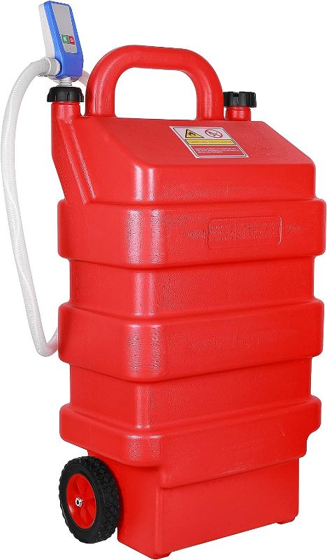 Photo 1 of 
16 Gallon 60L Portable Fuel Caddy Tank with Automatic Fuel Transfer Pump, Extra Long Hose,