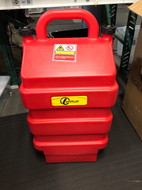 Photo 2 of 
16 Gallon 60L Portable Fuel Caddy Tank with Automatic Fuel Transfer Pump, Extra Long Hose,