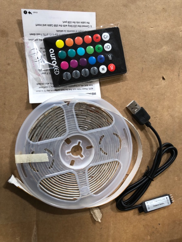 Photo 1 of Aura LED ColorStrip LED Lights w/Holiday Modes, RED, WHITE, BLUE, GREEN, 12 inches, 8288HD