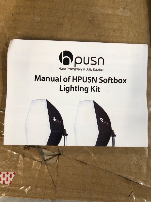 Photo 6 of VICIALL HPUSN Softbox Lighting Kit 2x76x76cm Photography Continuous Lighting, 2pcs E27 Socket 85W 5400K Bulbs