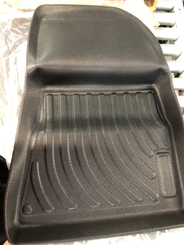 Photo 2 of 3D MAXpider Custom Fit Kagu Floor Mat (Black) for 2020-2023 Tesla Model 3 - 1ST Row 2ND Row