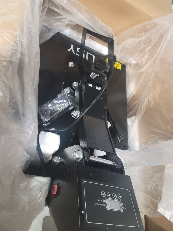 Photo 4 of **SEE NOTES**
TUSY Heat Press Machine, 15x15 inch Heat Press for t Shirts, Fast Heating for Heat Sublimation and Heat Vinyl Transfer Black