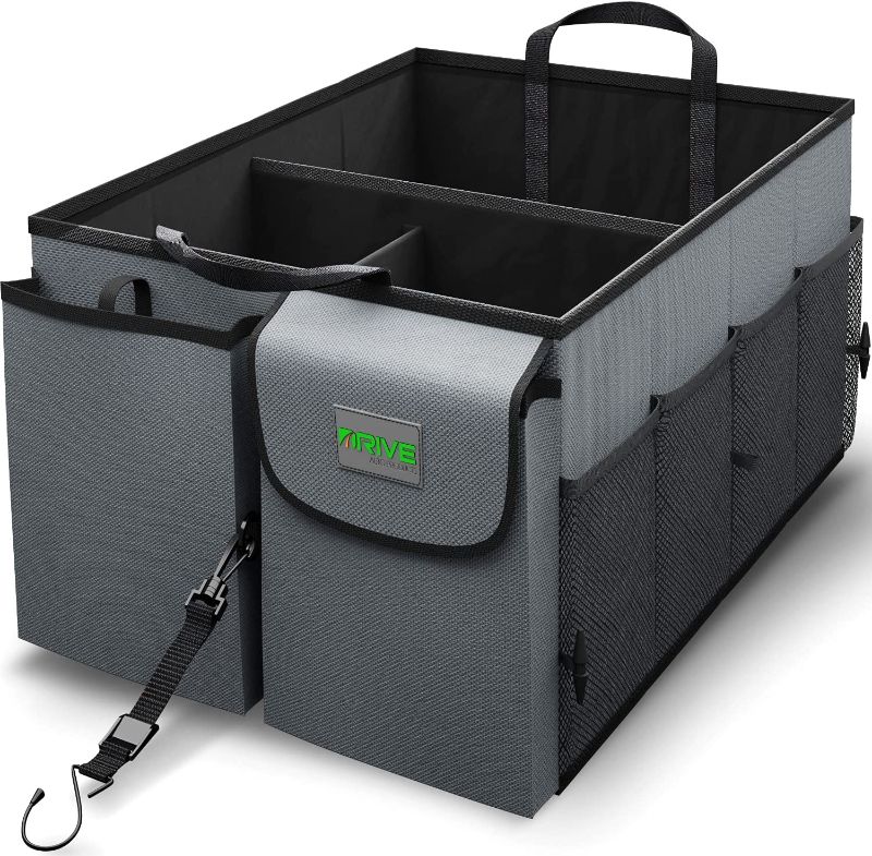 Photo 1 of **SEE NOTES**
Drive Auto Car Organizer - Collapsible, Multi-Compartment Automotive SUV Trunk Organizer - Grey