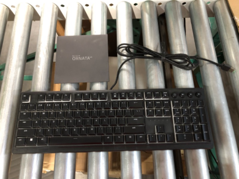 Photo 2 of ***MISSING PARTS - SEE NOTES*** Razer Ornata V3 Gaming Keyboard: Mecha-Membrane Switches - UV-Coated Keycaps - Classic Black