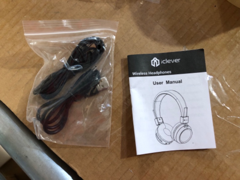 Photo 2 of iClever BTH03 Kids Bluetooth Headphones Blue 1 Pack