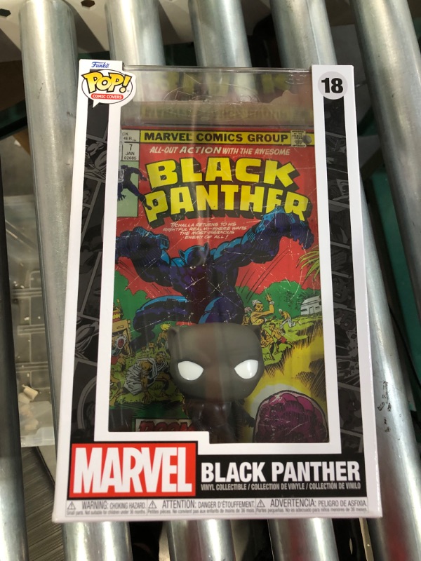 Photo 4 of ***DAMAGED - SEE PHOTOS*** Funko Pop! Comic Cover: Marvel - Black Panther OS