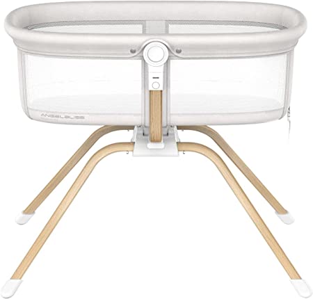 Photo 1 of *GENTLY USED* ANGELBLISS 3 in 1 Rocking Bassinet & Baby Bassinet Bedside Crib, One-Second Convert Travel Portable Bassinet Newborn Baby (White)