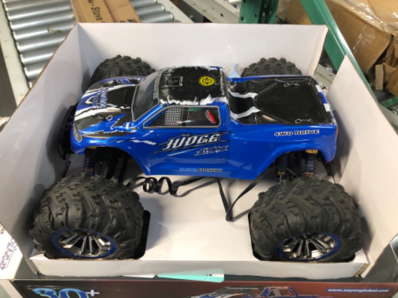 Photo 2 of *USED* Soyee RC Cars 1:10 Scale RTR 46km/h High Speed Remote Control Car All Terrain Hobby Grade 4WD Off-Road Waterproof Monster Truck Electric 1600mAh Batteries x2 Dual batteries