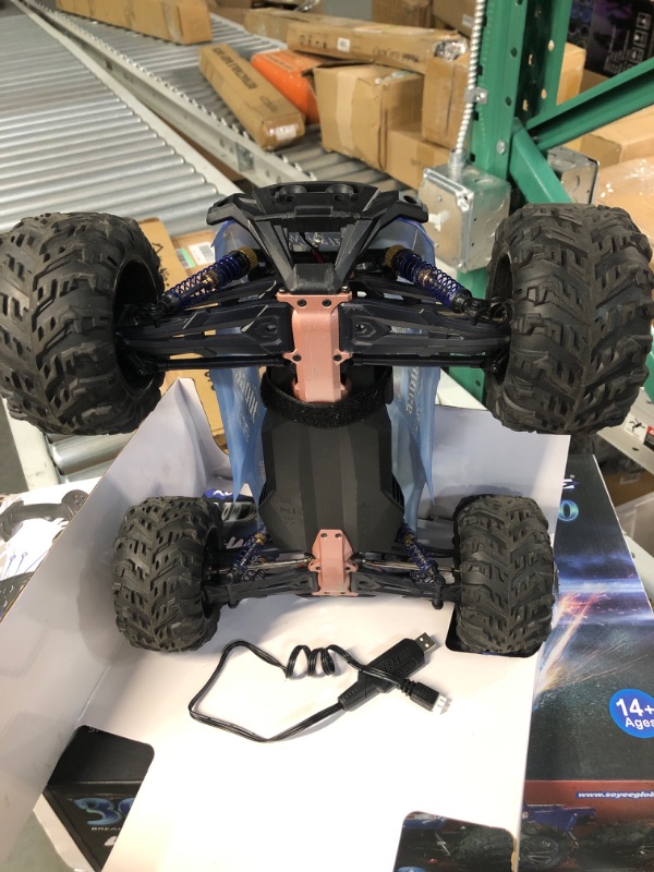 Photo 3 of *USED* Soyee RC Cars 1:10 Scale RTR 46km/h High Speed Remote Control Car All Terrain Hobby Grade 4WD Off-Road Waterproof Monster Truck Electric 1600mAh Batteries x2 Dual batteries