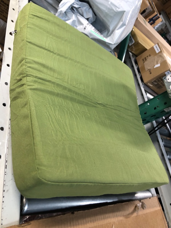 Photo 1 of **SEE NOTES** Outdoor Deep Seat Cushion 24 x 24x3, (GREEN) 