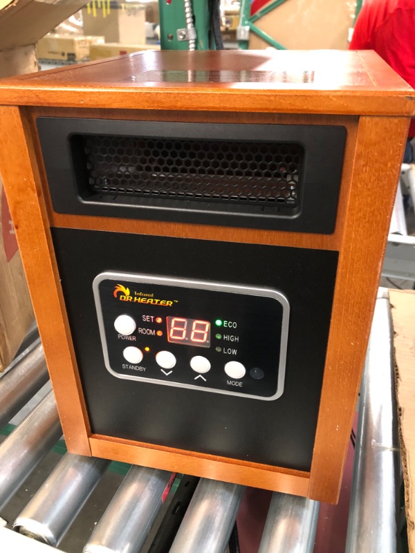 Photo 5 of **SEE NOTES** Dr Infrared Heater Portable Space Heater, 1500-Watt Original Cherry