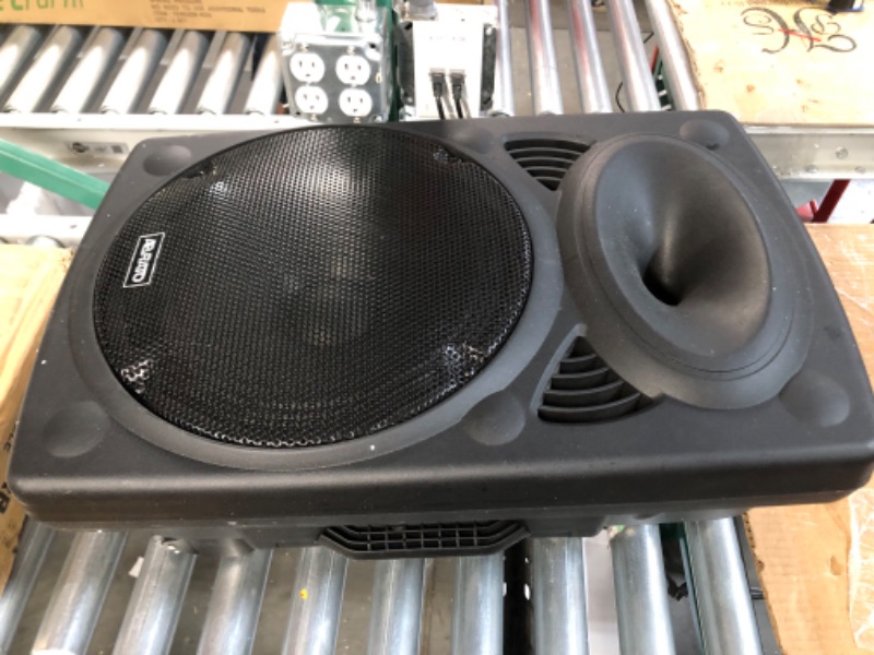 Photo 1 of **SEE NOTES** Karaoke Machine - ABRATO 12'' Woofer Bluetooth PA System, 2 Bonus Wireless Microphone, Rechargeable Speaker