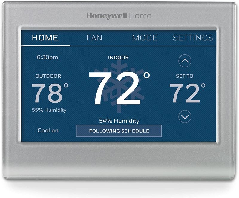 Photo 1 of **SEE NOTES**
Honeywell Home RENEWRTH9585WF Wi-Fi Smart Color Thermostat (Renewed)
