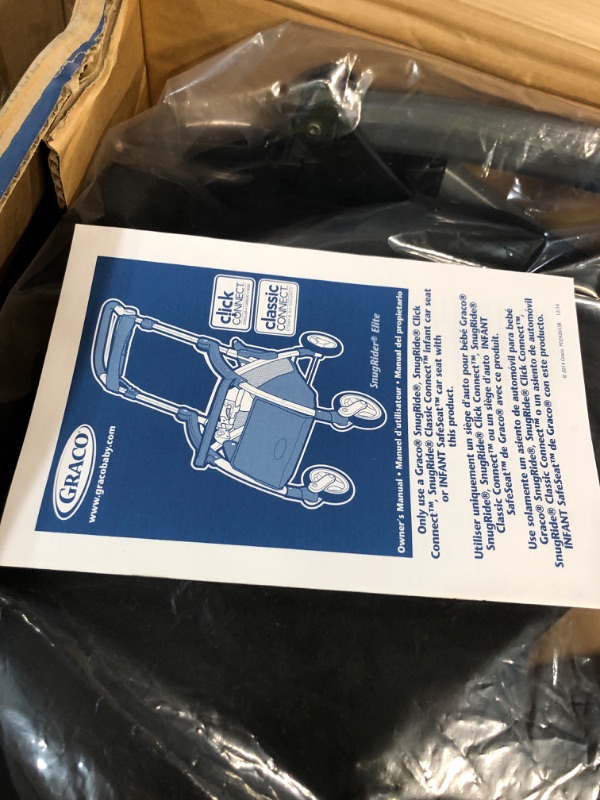 Photo 1 of Graco SnugRider Elite Car Seat Carrier | Lightweight Frame Stroller | Travel Stroller Accepts any Graco Infant Car Seat, Black