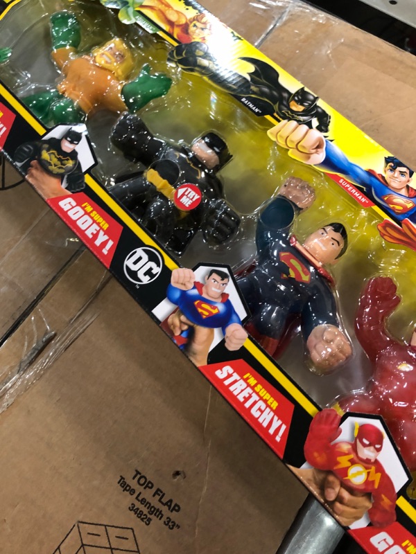 Photo 2 of Heroes of Goo Jit Zu Licensed DC - 4 Pack - Aquaman, Batman, Superman and The Flash