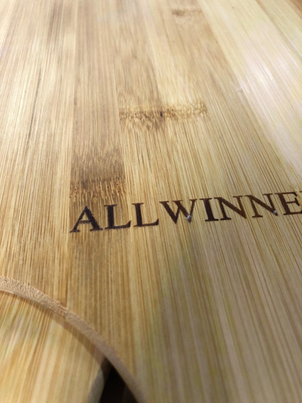 Photo 2 of ALLWINNER Bamboo Pizza Peel 12 inch Premium Wooden Pizza Peels for Making Pizza, 2 Pack