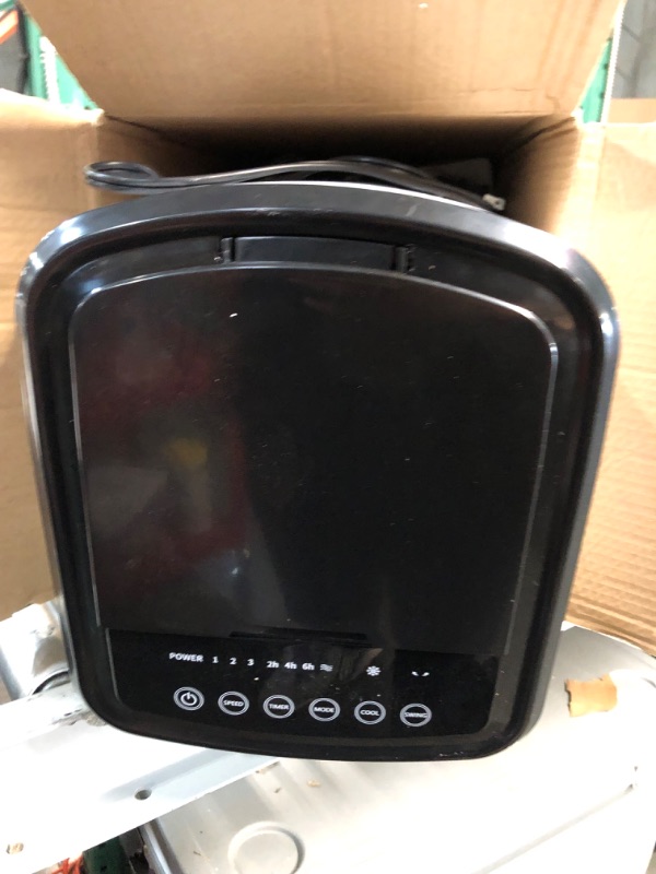 Photo 1 of TEMEIKE Portable Air Conditioner, 3-IN-1 Evaporative Air Cooler Windowless, 4 Modes & 3 Speeds Personal Swamp Cooler w/Humidifier, Remote & 12H Timer, Evaporative Cooler for Room Home(TF01-Black)