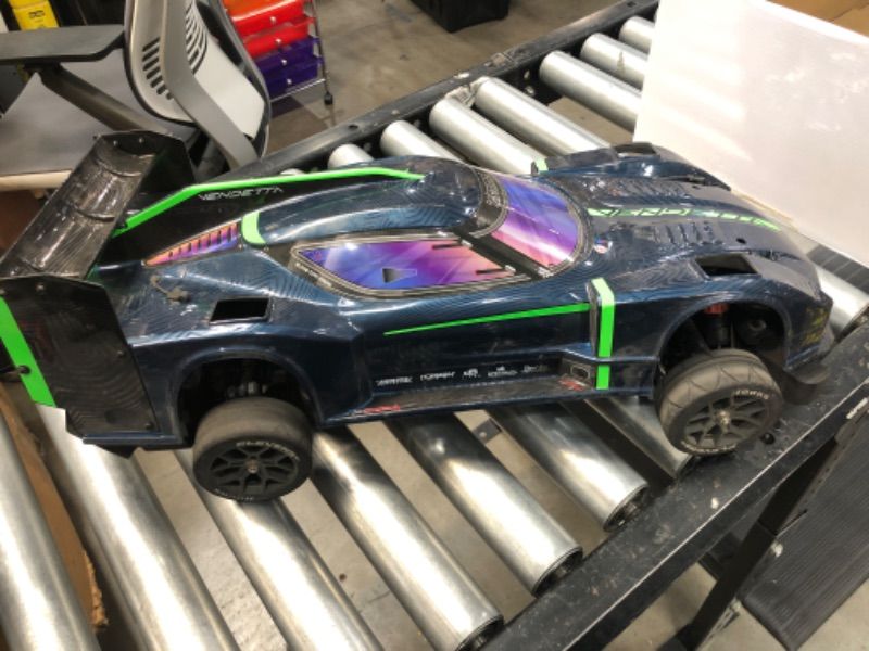 Photo 2 of ARRMA RC Car 1/8 Vendetta 4X4 3S BLX Brushless All-Road Speed Bash Racer RTR (Batteries and Charger Not Included), Blue, ARA4319V3T2 **NO BATTERY**

