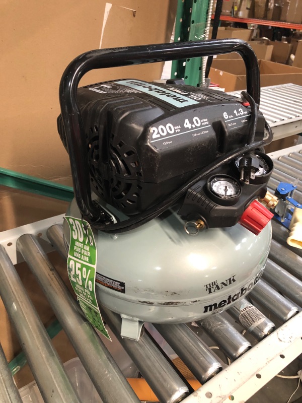 Photo 2 of Metabo HPT Air Compressor | THE TANK™ | 200 PSI | 6 Gallon | Pancake | EC914S