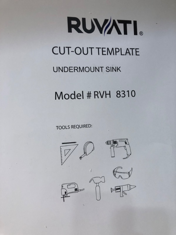 Photo 3 of Ruvati 30-inch Workstation Ledge Undermount 16 Gauge Stainless Steel Kitchen Sink Single Bowl - RVH8310 30 Inch