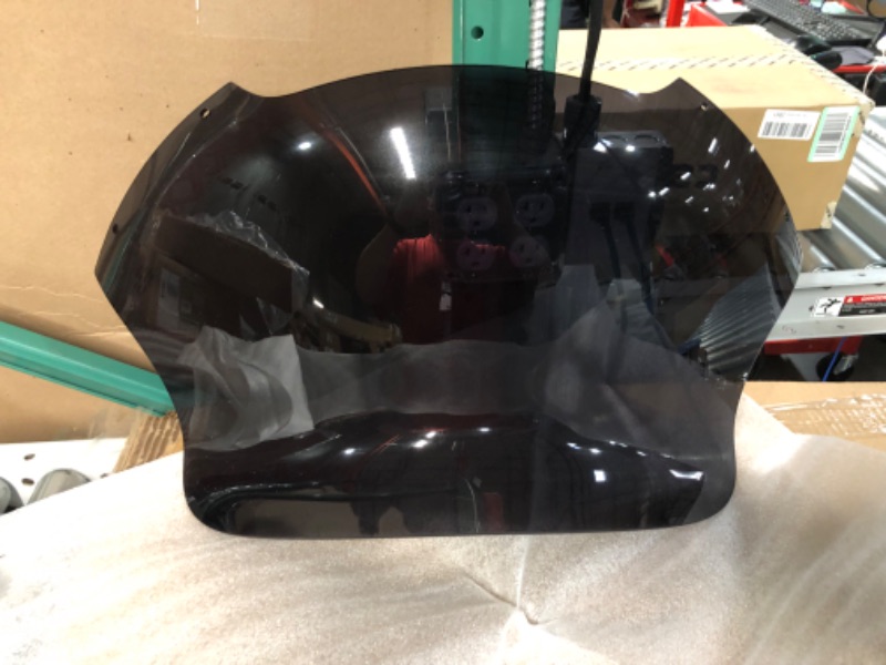 Photo 2 of Memphis Shades MEP86210 Dark Smoke Windshield (Spoiler Replacement For Oem Fairings Shield Fltr Road Glide 2015-2016 10") Dark Smoke 10 Inches