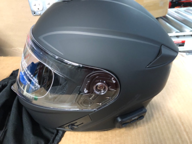 Photo 5 of Sena Outrush Bluetooth Modular Motorcycle Helmet with Intercom System XX-Large Outrush R (2021) Matte Black