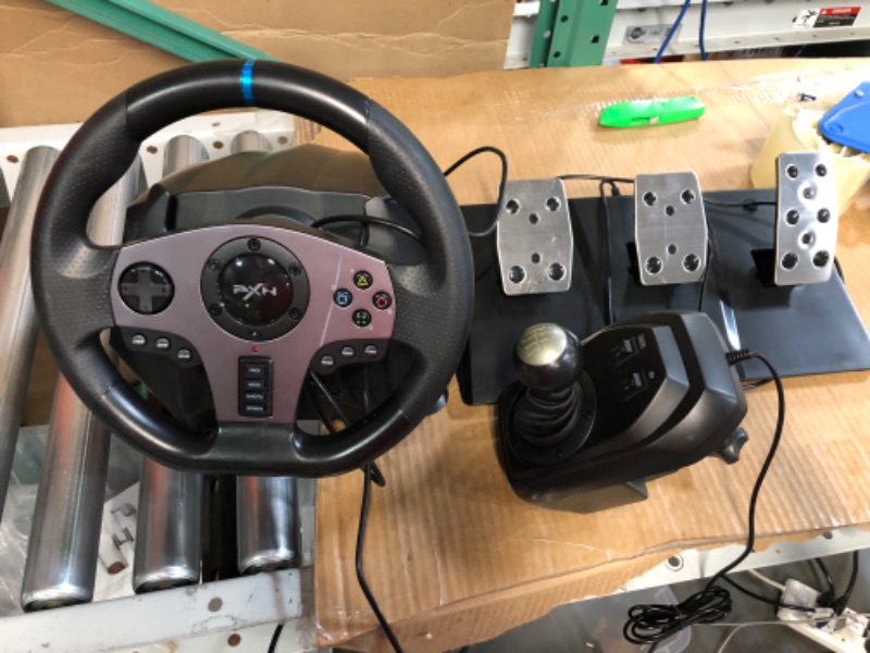 Photo 1 of PXN Gaming Racing Wheel, V9 Xbox Steering Wheel 270/900° Car Simulation with Pedal and Shifter, Paddle Shifters Driving Wheel for PS4, Xbox Series X|S, PS3, PC, Xbox One, Nintendo Switch