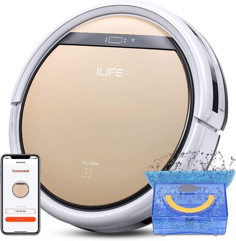 Photo 1 of 
ILIFE Robot Vacuum and Mop Combo - V5s Plus Smart Vacuum Robot Cleaner with WiFi/Alexa/APP, Self Charging Automatic Vacuum Cleaner
