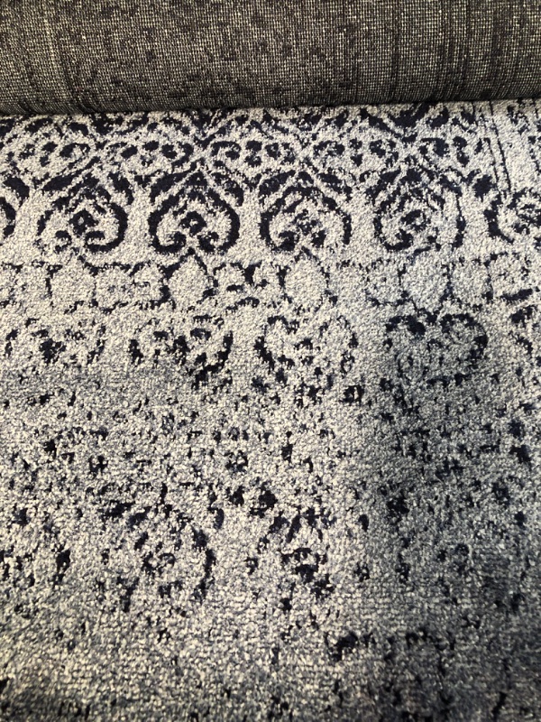Photo 3 of * STOCK PHOTO FOR REFERENCE ONLY* SAFAVIEH Retro Collection Accent Rug - 7' x 10', Light Blue & Blue