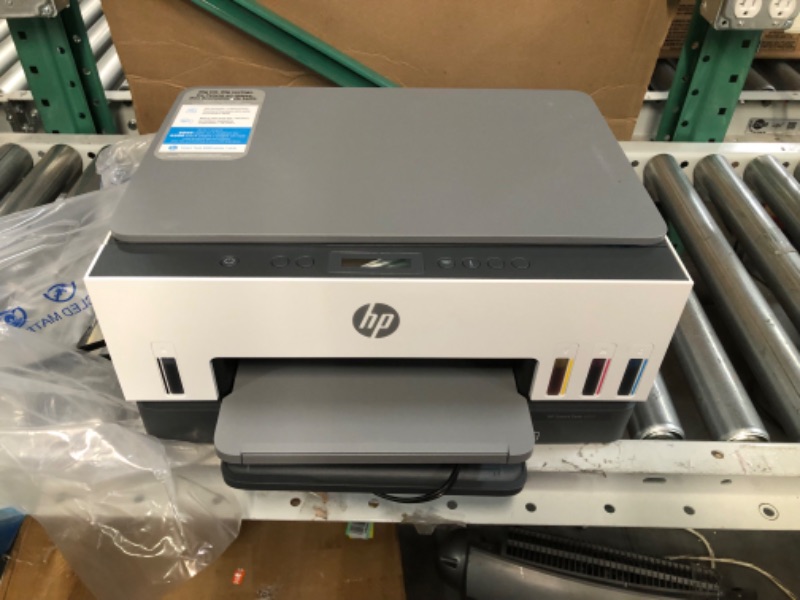 Photo 1 of **MISSING INK AND HAS INK ALL OVER IT**
HP Smart -Tank 6001 Wireless All-in-One Cartridge-free Ink Printer (2H0B9A)