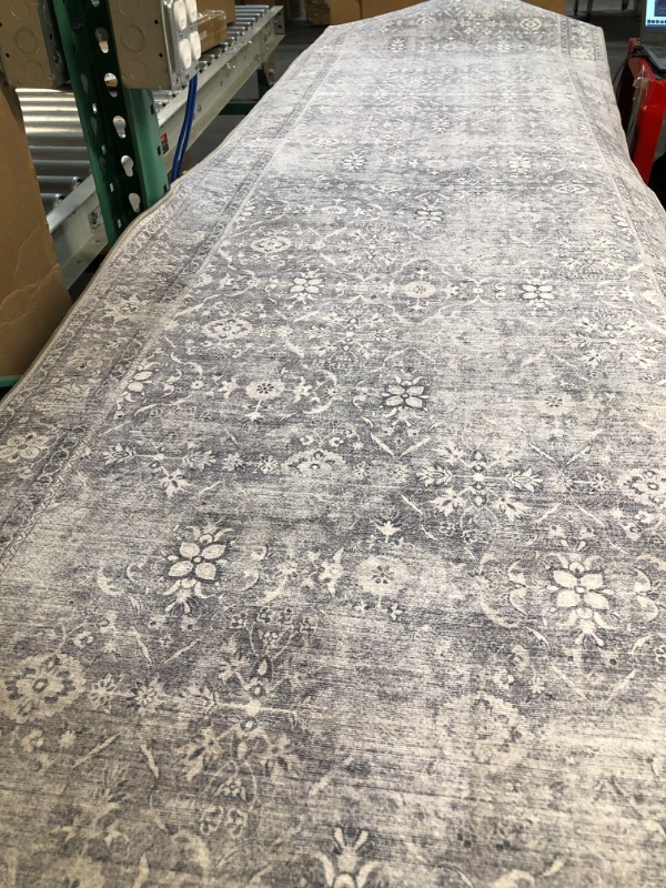 Photo 3 of  *USED* ReaLife Machine Washable Rug -Silver Ivory 2.6" X 8"