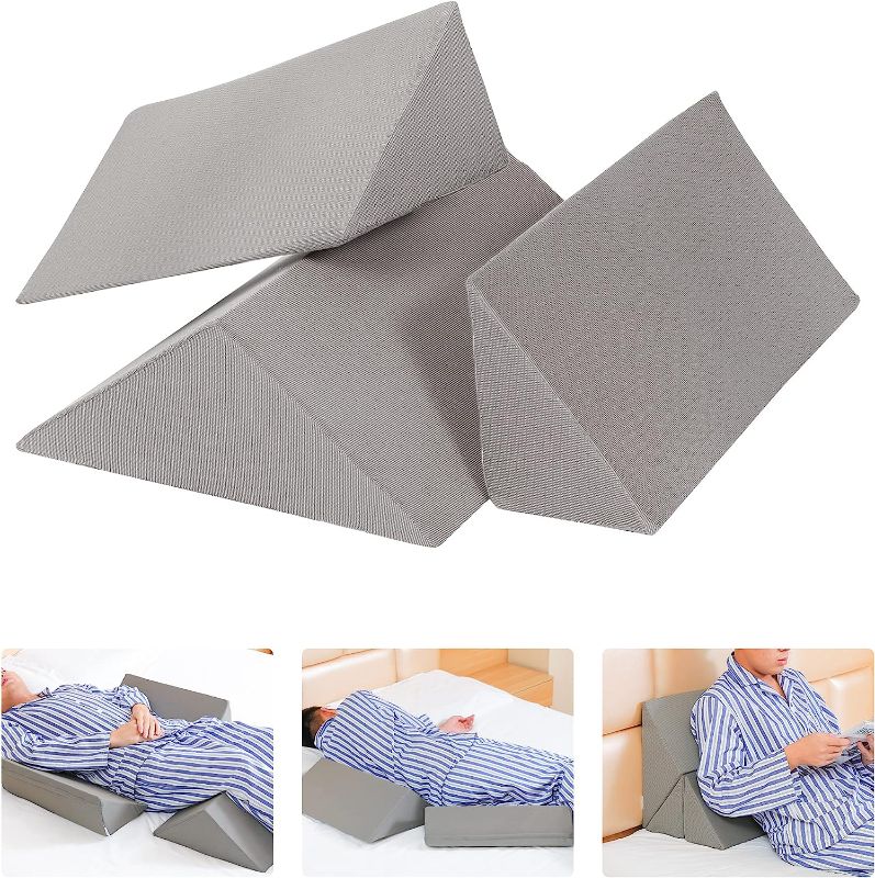 Photo 1 of 
Fanwer Bed Wedges & Body Positioners (3 in 1), 40 Degree Wedges for Bed Positioning