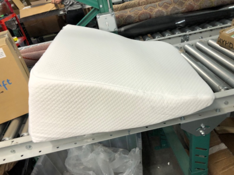 Photo 2 of Cushy Form Bed Wedge Pillow - Memory Foam Sleeping Pillows for Elevated Incline Support