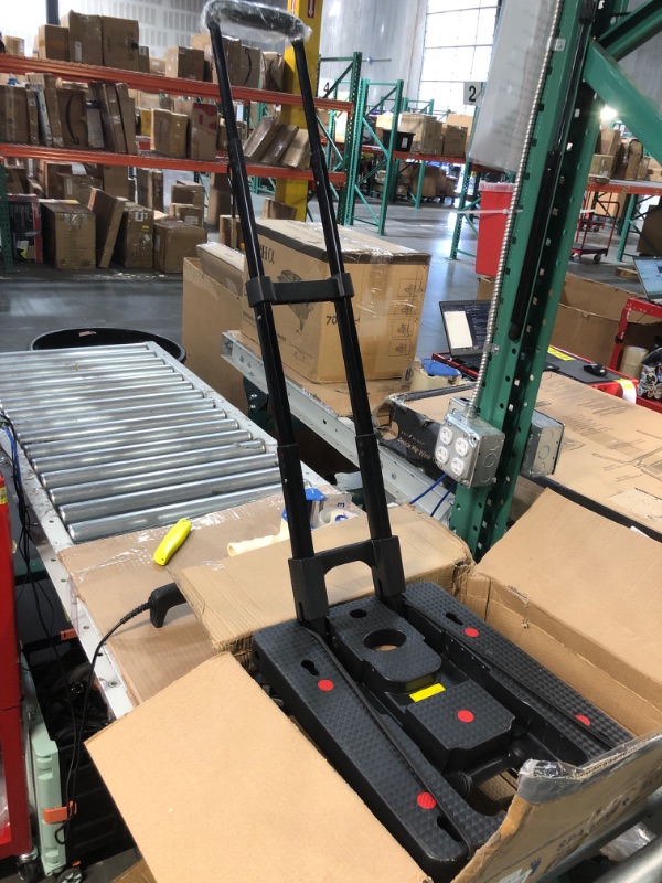 Photo 3 of **MISSING ITEMS - SEE NOTES** GtIiFmTe Folding Hand Truck, Lightweight Hand Truck Dolly Foldable 4 Rotate Wheels