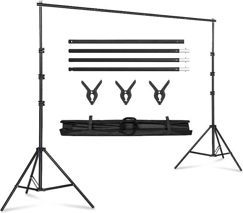 Photo 1 of  Backdrop Support Stand 6.4x10FT Photo Backdrop Stand 
