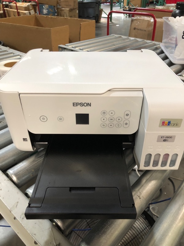 Photo 2 of Epson EcoTank ET-2800 Wireless Color All-in-One Cartridge-Free Supertank Printer with Scan and Copy â€“ 