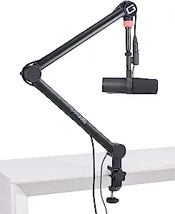 Photo 1 of Gator Frameworks Professional Desktop Broadcast/Podcast Microphone Boom Stand & Focusrite Scarlett 2i2 3rd Gen USB