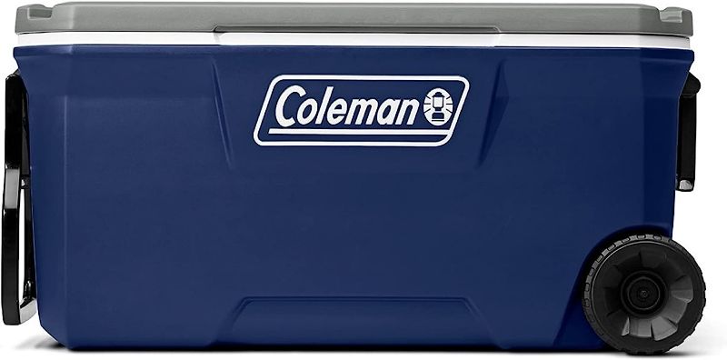 Photo 1 of *USED* Coleman 316 100qt Wheeled Cooler - SPACE BLUE