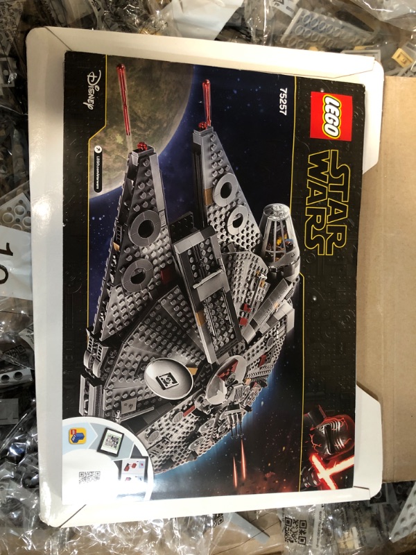 Photo 3 of *USED* LEGO Star Wars Millennium Falcon 75257 Building Toy Set for Kids, Boys, and Girls Ages 9+ (1353 Pieces)