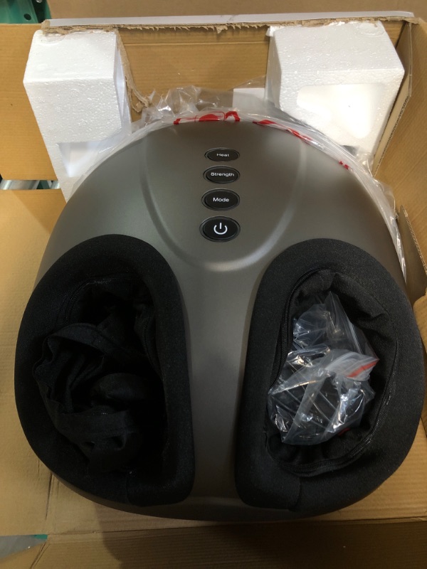 Photo 3 of Breo Foot Massager Machine with Heat, Shiatsu Deep Tissue Kneading, Rolling Massage